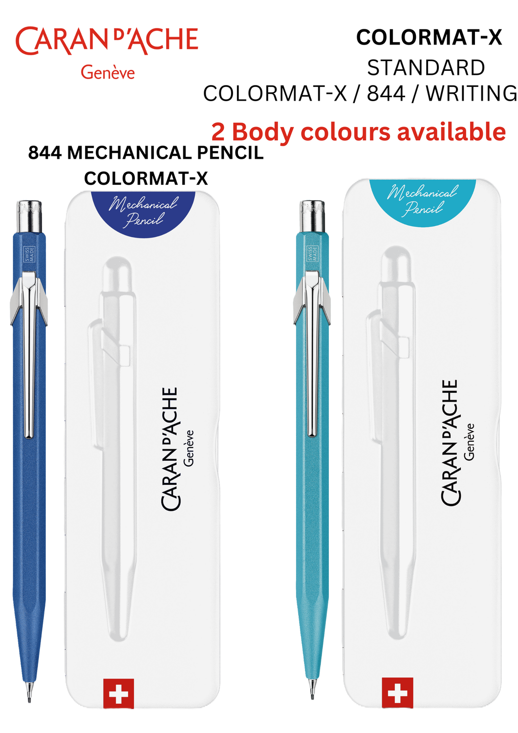 Caran D&#39;Ache 844 Mechanical Pencil Colormat-x Slimpack