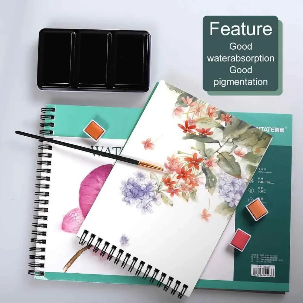 Artrack Watercolour Paper Wiro Bound Journal 200 GSM