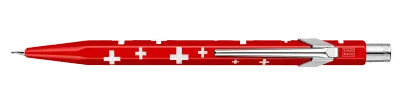 Caran D&#39;Ache 844 Mechanical Pencils 0.7mm Essential Swiss Flag