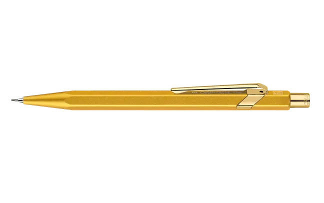 Caran D&#39;Ache 849 Mechanical Pencil 0.7mm Goldbar Slimpack