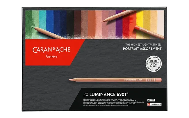 Caran D&#39;Ache Artist Luminance Portrait Color 20 Shades