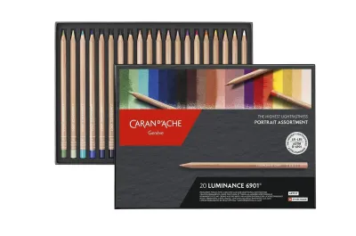 Caran D'Ache Artist Luminance Portrait Color 20 Shades