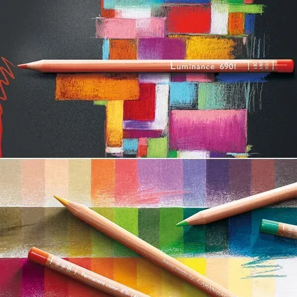 Caran d&#39;Ache Luminance 6901 Artist Colored Pencils - Open Stock | 100 Lightfast Colors | Professional-Grade, Ultra-Smooth Pigmented Cores