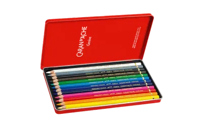 Caran D'Ache Artist Pablo Color Pencils 12 Shades