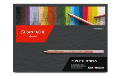 Caran D&#39;Ache Artist Pastel Pencil 20 Shades Box
