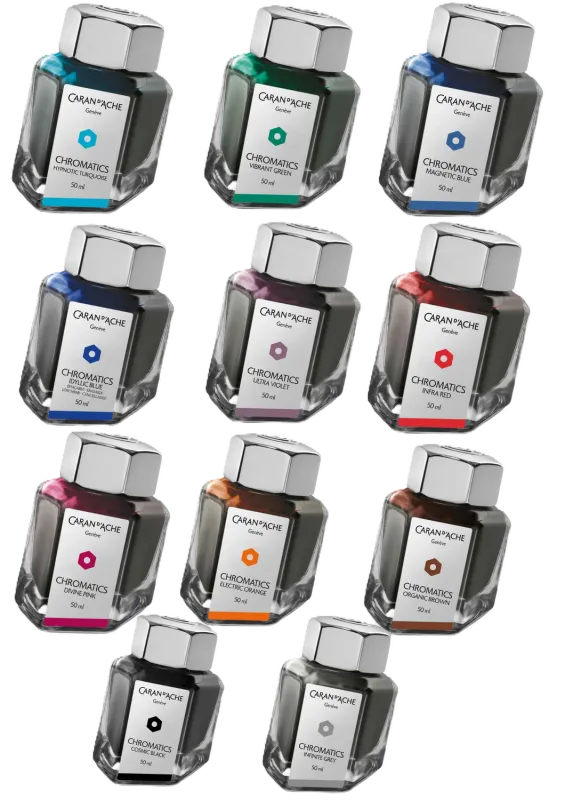 Caran D&#39;Ache Chromatics INKredible Colors Ink Bottle 50 ml