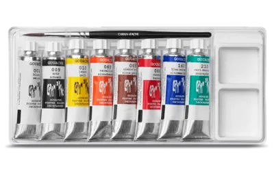 Caran D'Ache Classic Gouache Studio Tubes 10ml 8 Shades