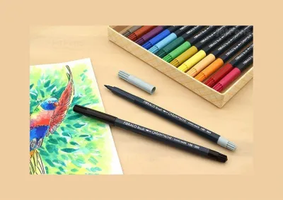 Caran D'Ache Fibralo Brush Fibre Tipped Pen(Loose Stock)