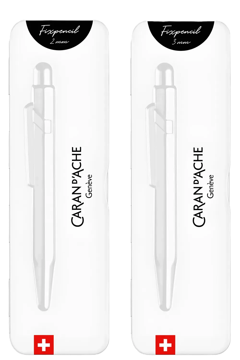 Caran D&#39;Ache Fixpencil Mechanical Pencil  In Metal Slimpack