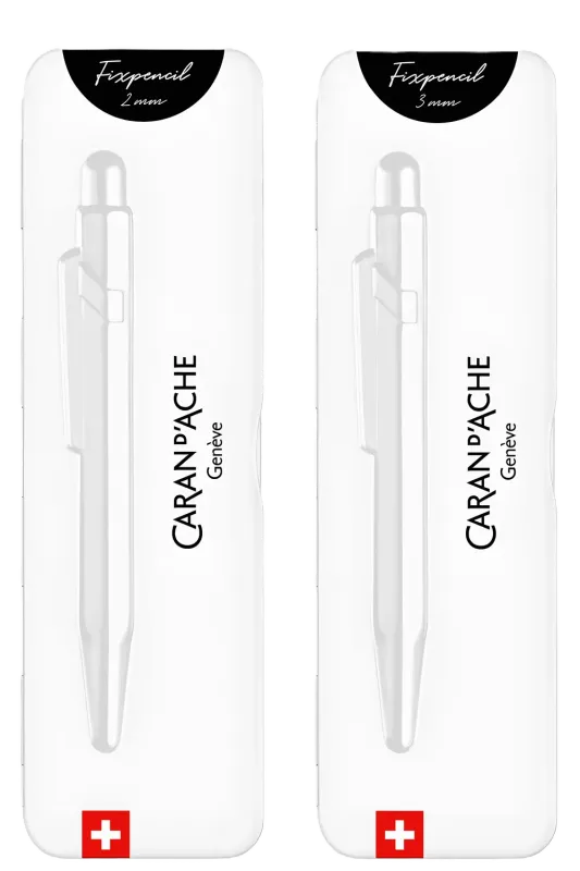 Caran D&#39;Ache Fixpencil Mechanical Pencil  In Metal Slimpack