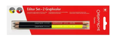 Caran D&#39;Ache GraphiColor Double Side Pencil Highlighting