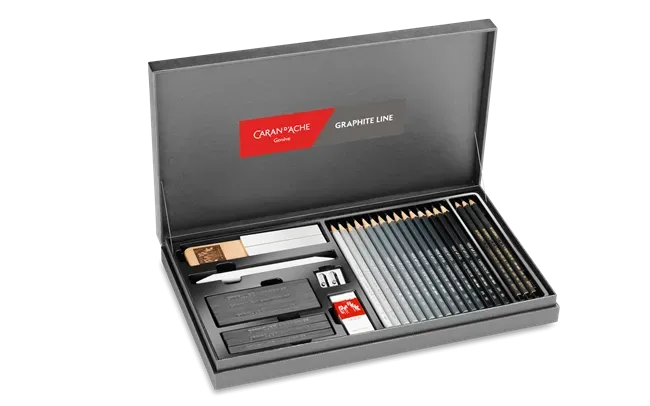 Caran D&#39;Ache Graphite Line Gift Box Set