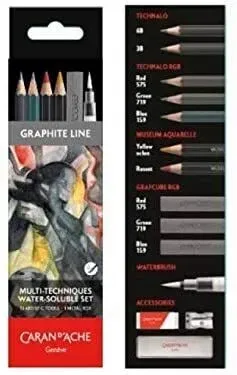 Caran D&#39;Ache Graphite Line Multi Technic Water Soluble