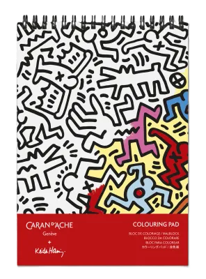 Caran D'Ache Keith Haring Colouring Pad
