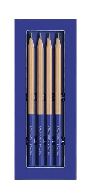 Caran D&#39;Ache Klein Blue Graphite Pencils 4pc Set