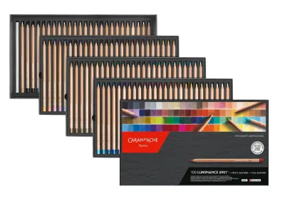Caran d’Ache Luminance 6901 Set of 100 – Best Artist Colour Pencils