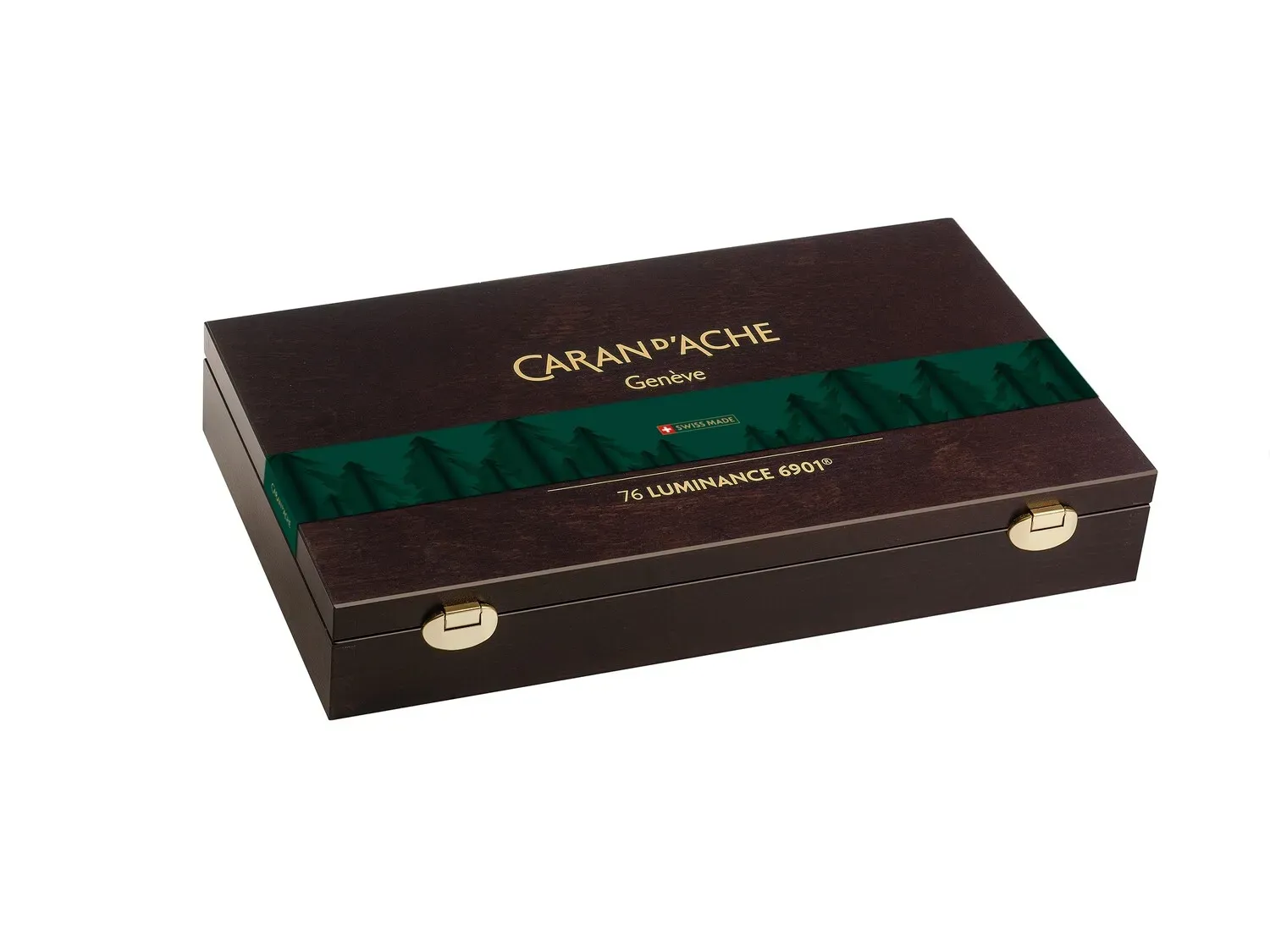 Caran d'Ache Luminance 76+4 Wooden Box – Luxury Artist Set