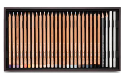 Caran d'Ache Luminance 76+4 Wooden Box – Luxury Artist Set