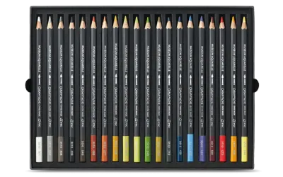 Caran D'Ache Museum Aquarelle 20 Color Pencil Landscape