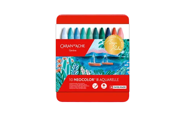 Caran D&#39;Ache Neocolor Aquarelle 10 Cold Sh by Beya Rebaï