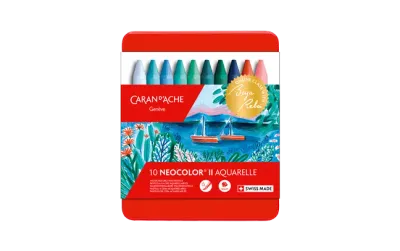 Caran D&#39;Ache Neocolor Aquarelle 10 Cold Sh by Beya Rebaï