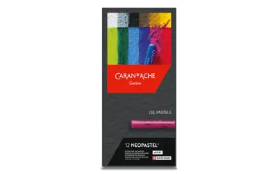 Caran D&#39;Ache Neopastel Artist Oil Pastels 12 Shades