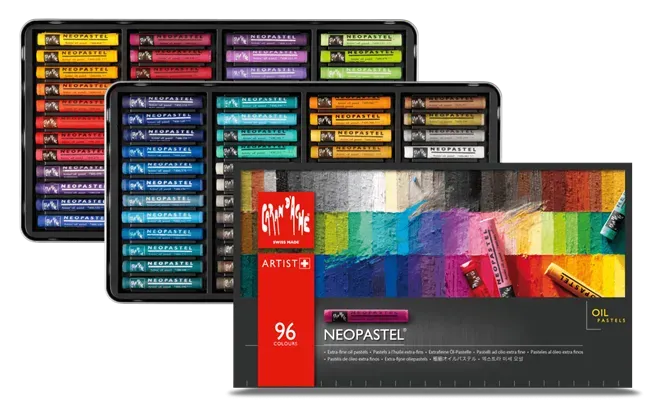 Caran Dache Neopastel Artist Oil Pastels 96 Shades
