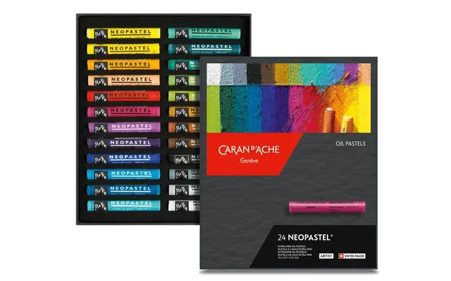 Caran D'Ache Neopastel Artist Oil Pastels 24 Shades