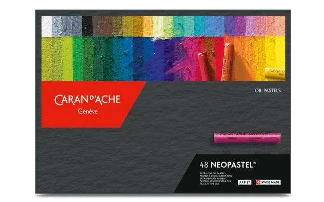 Caran D&#39;Ache Neopastel Artist Oil Pastels 48 Shades