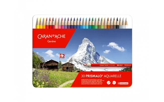 Caran D&#39;Ache Prismalo Aquarelle Colour Pencil 30 Shades