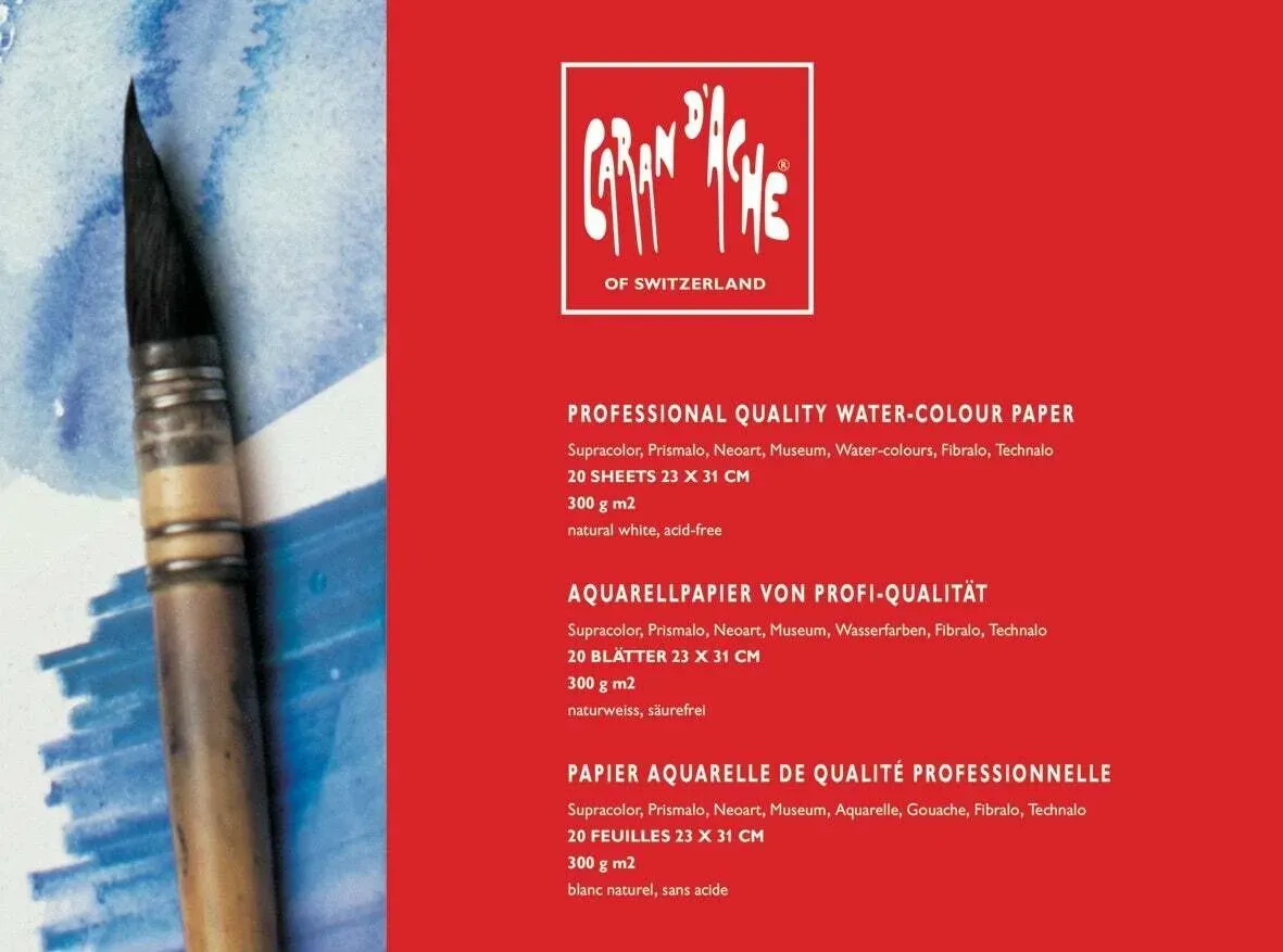 Caran D'Ache Professional Quality Water Colour Pad