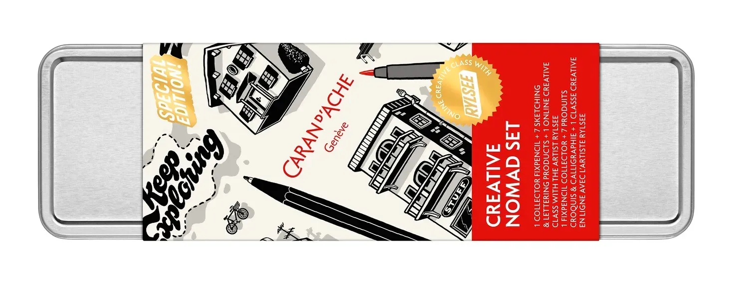 Caran D'Ache RYLSEE lettering set + 1 online creative class