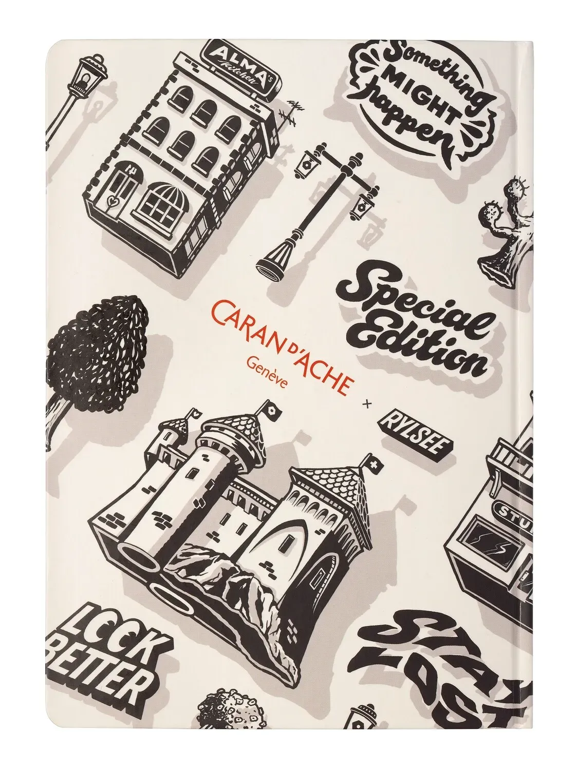Caran D&#39;Ache RYLSEE sketchbook, A5 170Gsm Ivory Paper 64 Pages