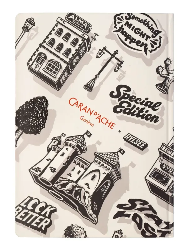 Caran D&#39;Ache RYLSEE sketchbook, A5 170Gsm Ivory Paper 64 Pages