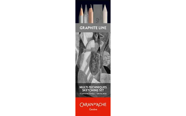 Caran D&#39;Ache Sketching Set 11 Tools Graphite line