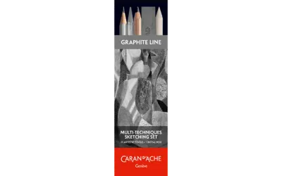 Caran D&#39;Ache Sketching Set 11 Tools Graphite line