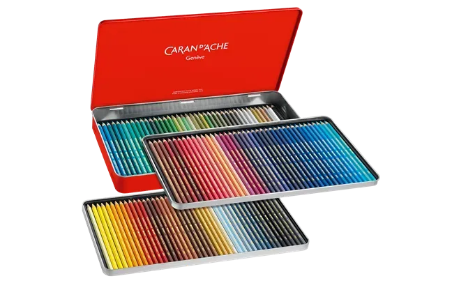 Caran D'Ache Supracolor Pencils Metal Box 120 Shades