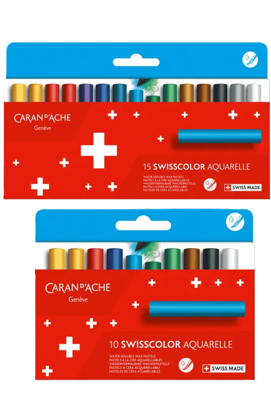 Caran D&#39;Ache Swisscolor Pastels: Vibrant, Water-Soluble, High Pigment Souvenir!