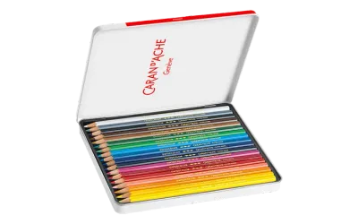 Caran D'Ache Swisscolor Water Colour Pencils 18 Shades