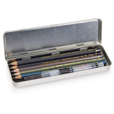 Caran D'Ache Water Soluble Technalo Graphite Pencil 7pc