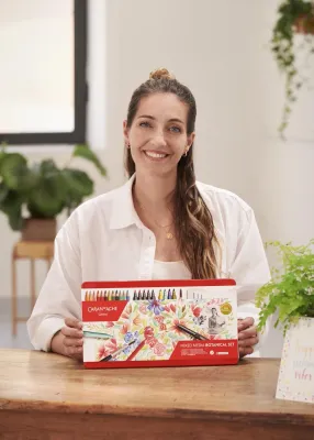 Caran d’Ache x Julie Thomas: Watercolour Set with Pencils, Pens &amp; Online Class