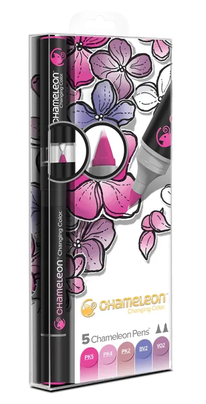 Chameleon 5 Pen Floral Tones Set
