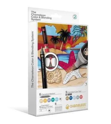 Chameleon Color and Blending System Set 2 With Markers