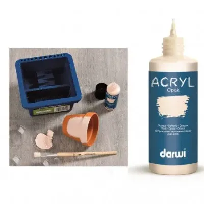 Darwi Acrylic Fabric paints White