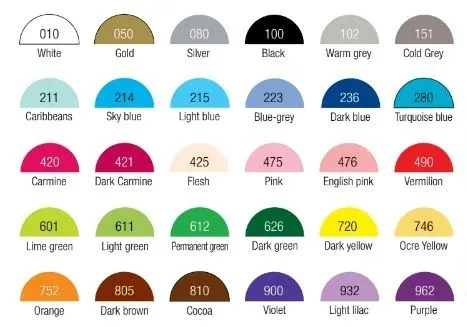 Darwi  Waterbased Acrylic Paint Marker - 1mm for Fabric