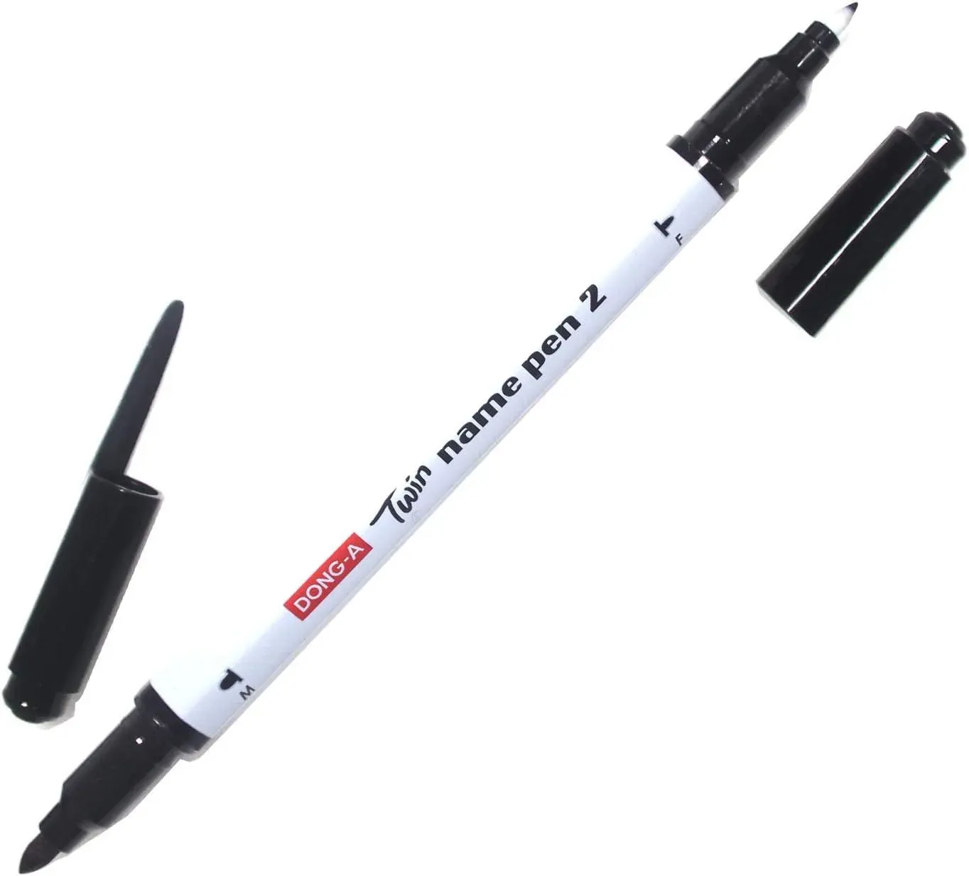 Dong-A Permanent Marker Dual Tip 1Mm &amp; 0.4Mm 12 Marker Set.