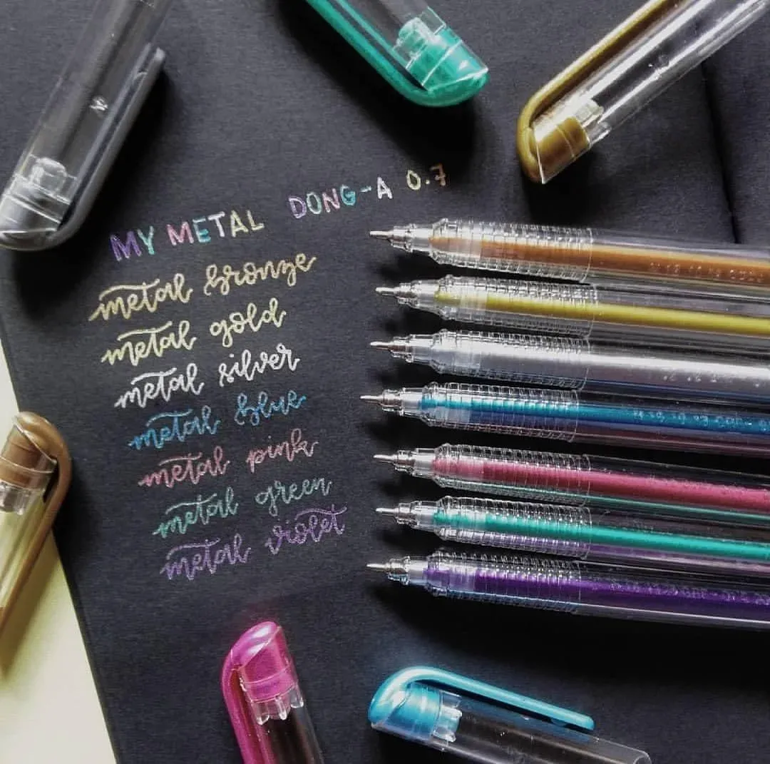 Dong-A Metallic Gel Pen 0.7mm