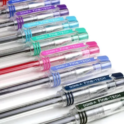 Dong-A Fine-Tech 0.3mm Color Gel Pen Set – Precision &amp; Vibrancy for Creative Writing