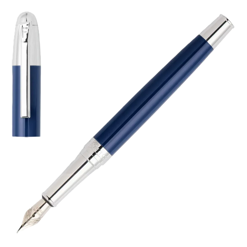 Festina Fountain pen Classicals Chrome Blue
