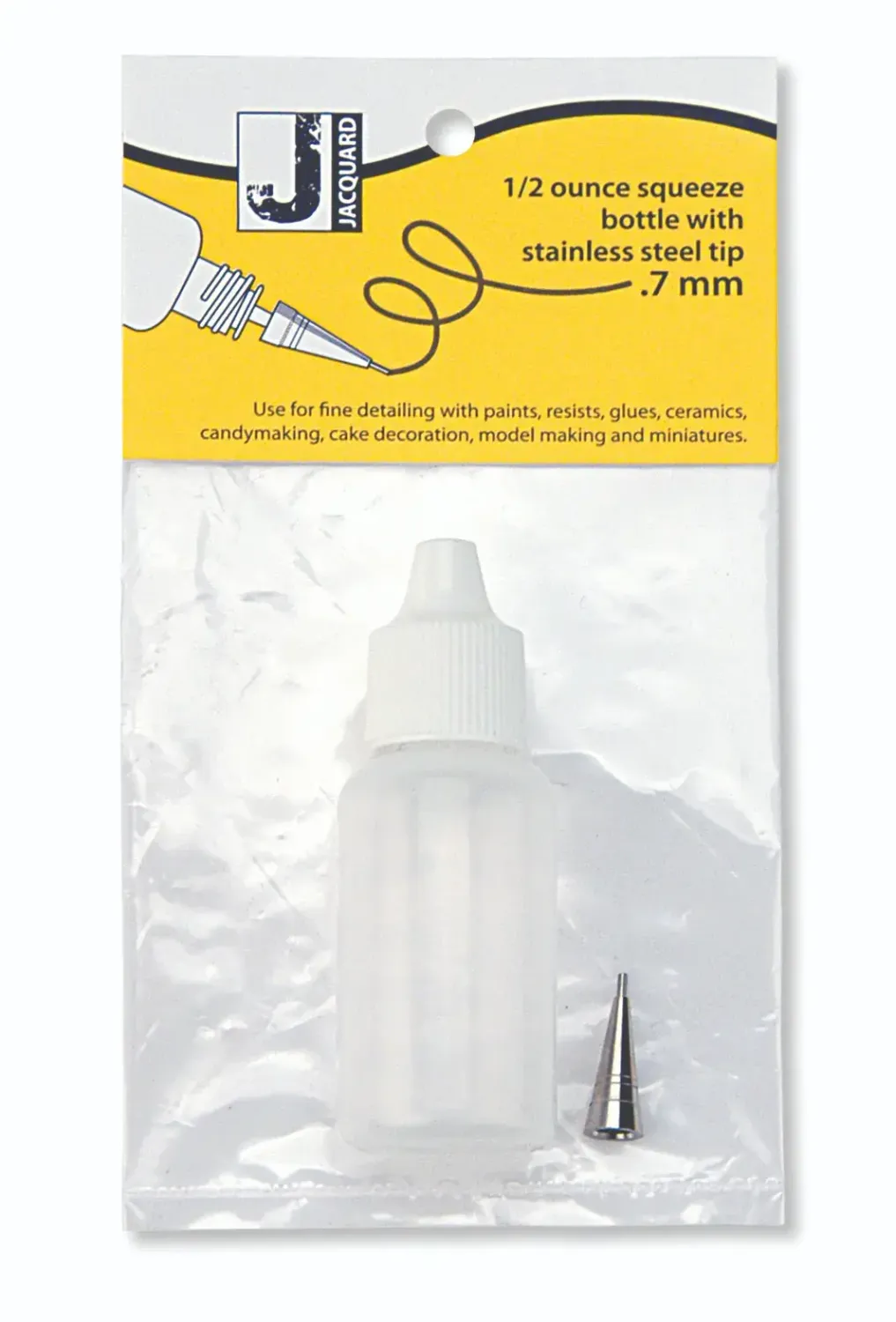 Jacquard 14.79 ml Bottle with 0.7 mm Metal Tip - Art Supplies